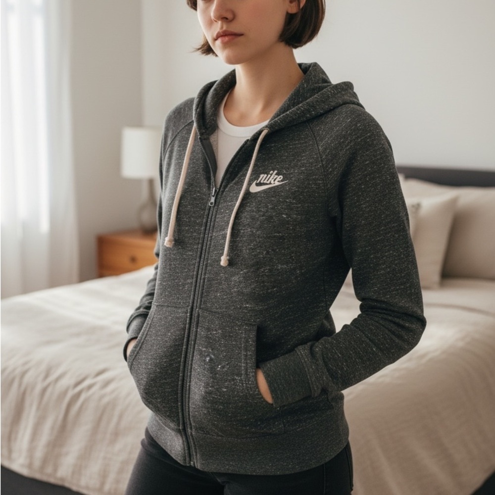 Nike Women's Dark Gray Hoodie